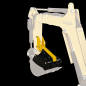 Preview: Lumag Maschinen Benzin-Mini-Bagger MB 600 Bagger Ketten Bagger