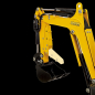 Preview: Lumag Maschinen Benzin-Mini-Bagger MB 600 Bagger Ketten Bagger