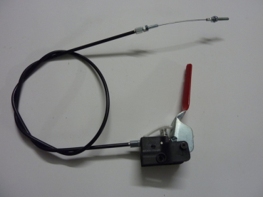 Lumag Maschinen Ersatzteil Kupplungshebel inkl. Seilzug (Metall) f. MD500H