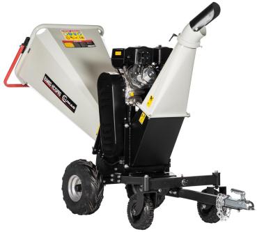 Lumag Maschinen RAMBO HC15PRO Benzin Häcksler mit Pendelachse