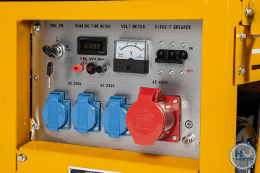 Lumag Maschinen G8 E Stromerzeuger Benzingenerator mit E-Start  8 kW