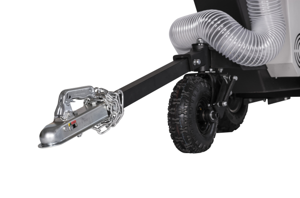 Lumag Maschinen RAMBO HC 10DUO Benzin-Kombi-Häcksler mit zwei Trichtern und Saugschlauch