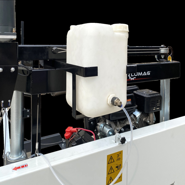 Lumag Maschinen BSW76GL PRO Benzin-Blockbandsägewerk Schnitthöheneinstellung elektrisch
