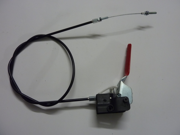 Lumag Maschinen Ersatzteil Kupplungshebel inkl. Seilzug (Metall) f. MD500H