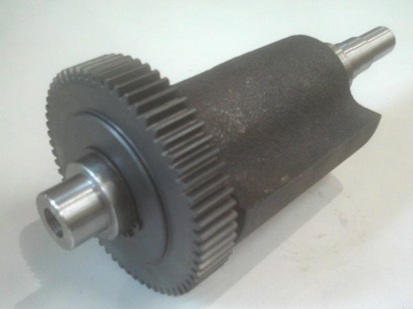 Lumag Maschinen Ersatzteil Erregerwelle 3 f. RP300HPCA( Keilriemenscheibe)