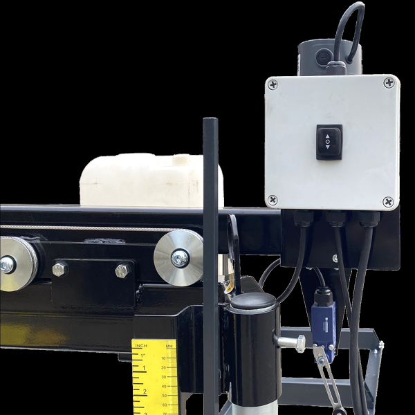 Lumag Maschinen BSW76GL PRO Benzin-Blockbandsägewerk Schnitthöheneinstellung elektrisch