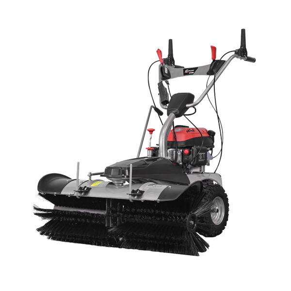 Lumag Maschinen Kehrmaschine KM1000E mit E-Start (3 in 1 Set)